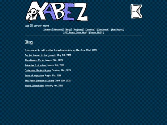 blog screenshot