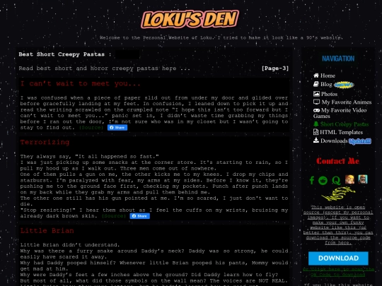 creepypastas/pasta3 screenshot