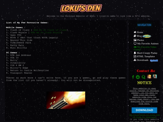 games screenshot