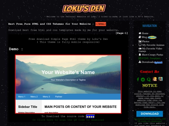 templates/page1 screenshot