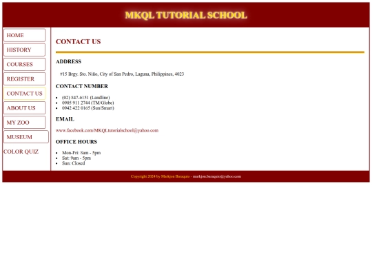 contact screenshot