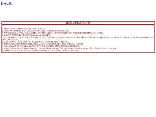 rules screenshot