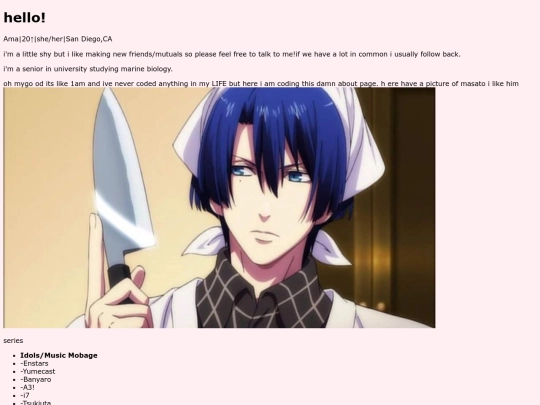 index screenshot