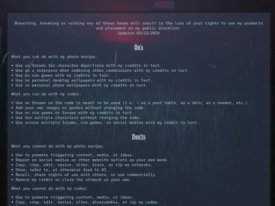 ToS/tos screenshot