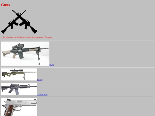 Guns screenshot