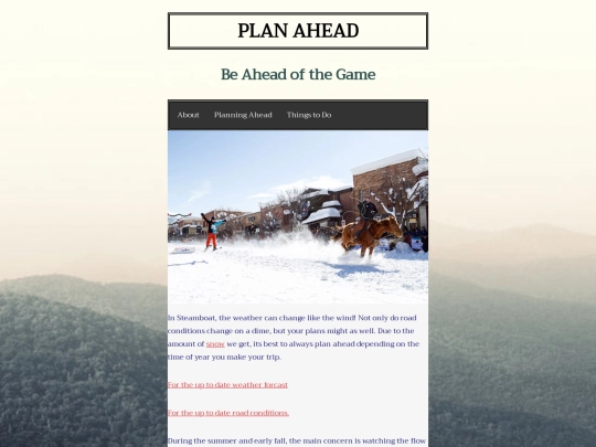 planningahead screenshot