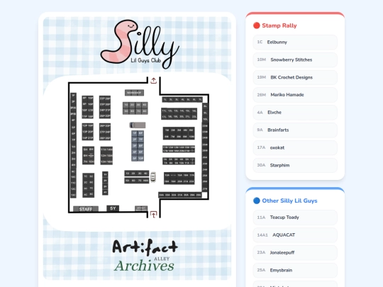 ArtifactAlleyArchivesMap screenshot