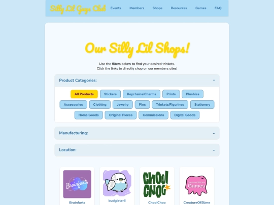 shops screenshot