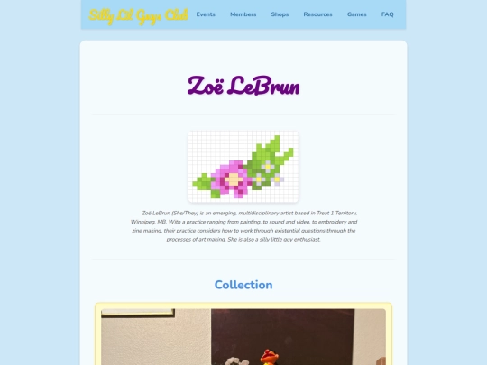 zoelebrun screenshot