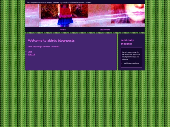 blog screenshot