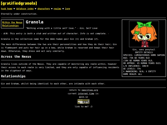 wiki/chars/granola screenshot