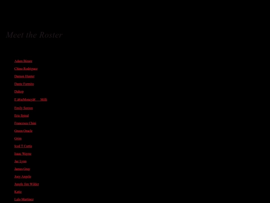 pages/roster screenshot