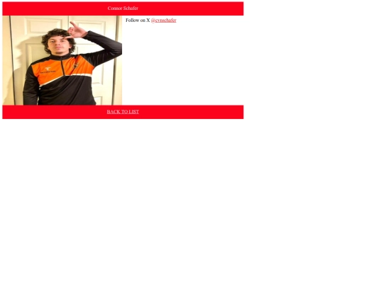 pages/roster/list/ConnorSchafer screenshot