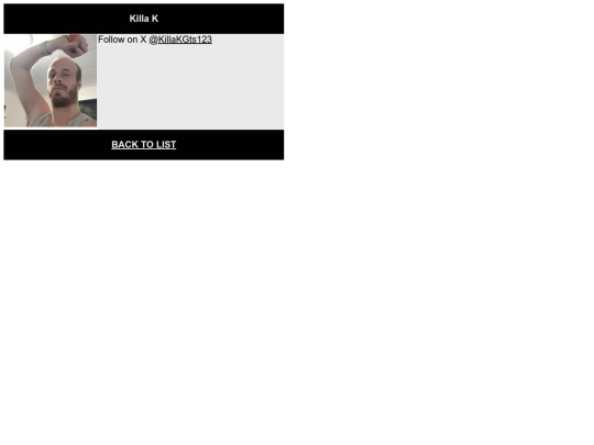 pages/roster/list/KillaK screenshot