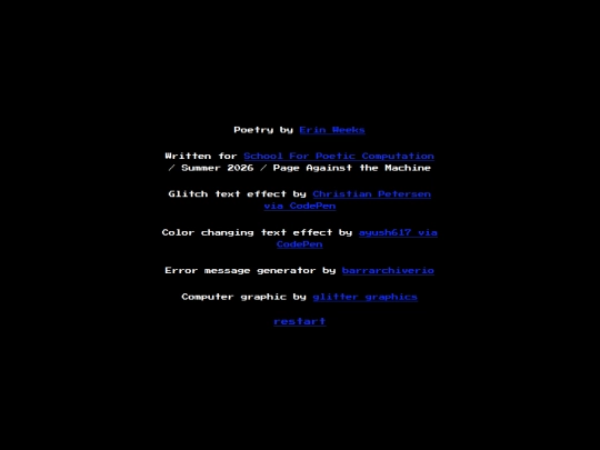 credits screenshot