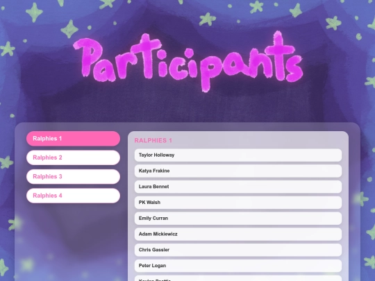 participants screenshot