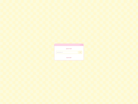 journal/password screenshot