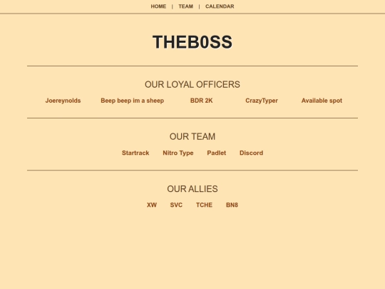 team screenshot