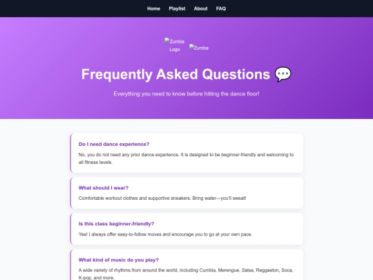 faqs screenshot