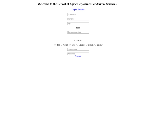 login screenshot