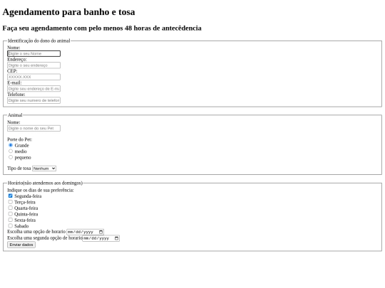 Linguagem de Programação/Formulario screenshot