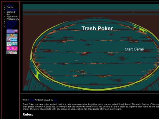 trashpoker screenshot