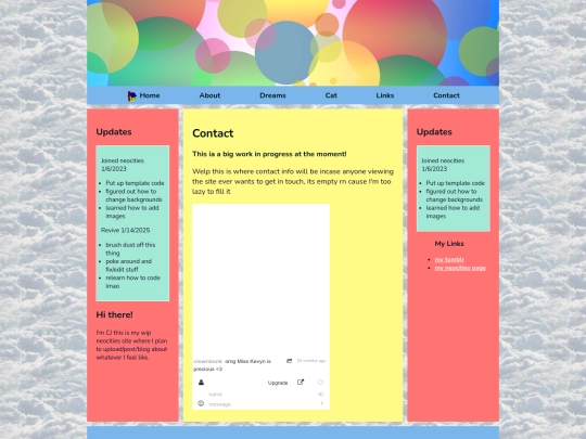 Contact screenshot
