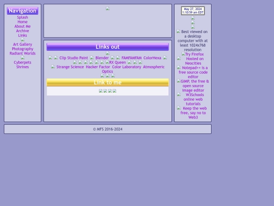 links screenshot