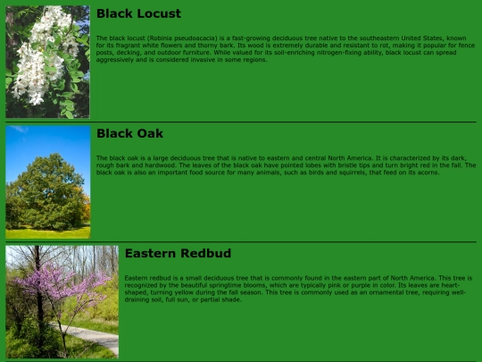 trees screenshot