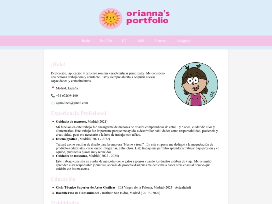 curriculum screenshot