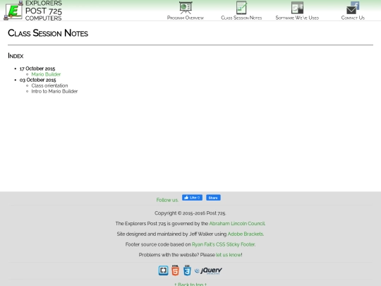 notes screenshot