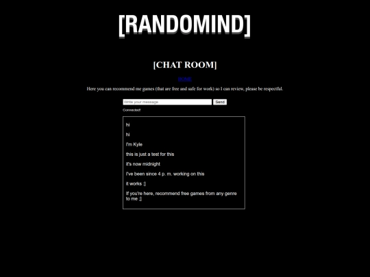 chat screenshot