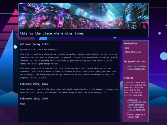 index screenshot