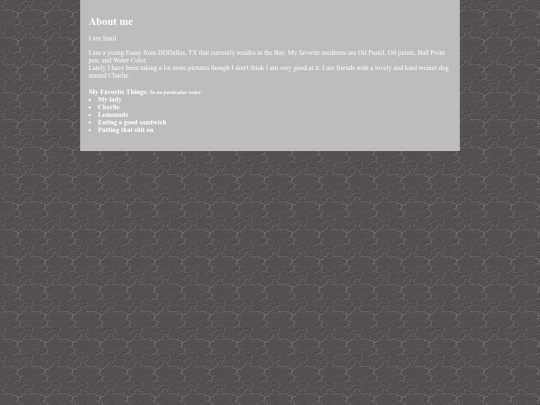 landing/bio screenshot
