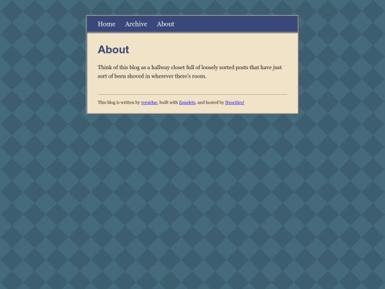 blog/about screenshot