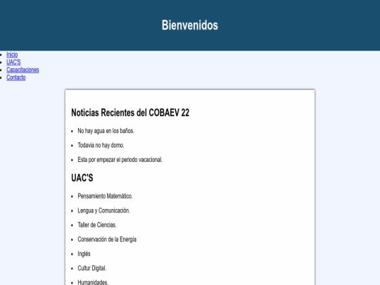 index screenshot
