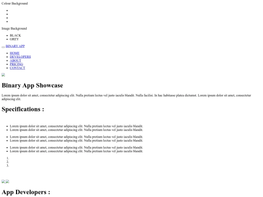 index screenshot