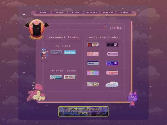 links screenshot
