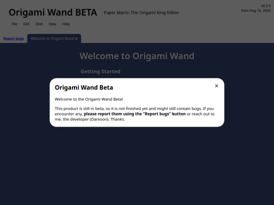 OrigamiWand screenshot
