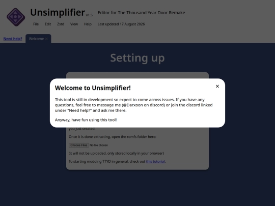 Unsimplifier screenshot