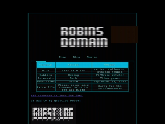 index screenshot