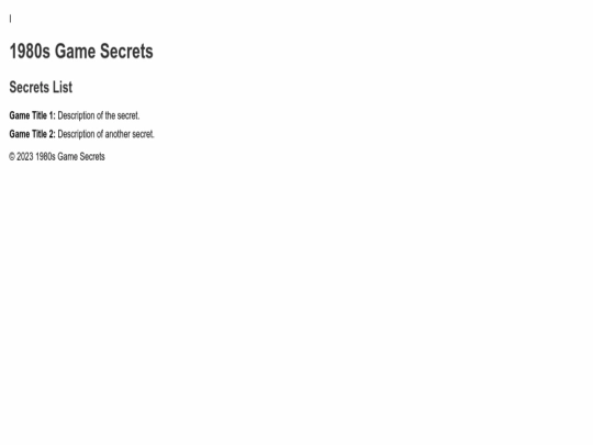index screenshot
