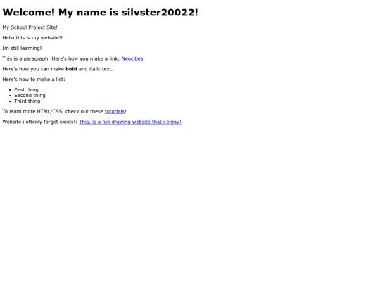 index screenshot