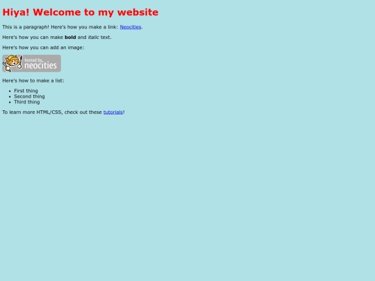 index screenshot