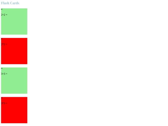 flashcards screenshot