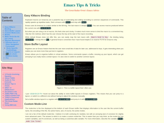 emacs screenshot