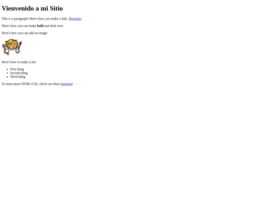 index screenshot