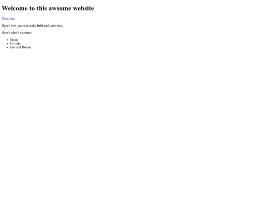 index screenshot