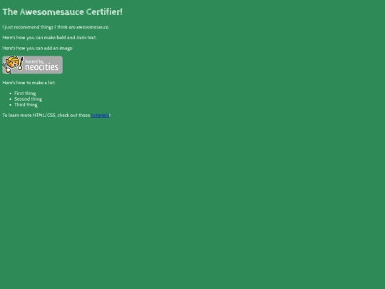 index screenshot