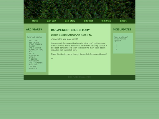 sidestory screenshot